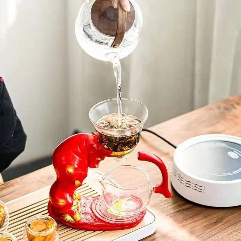 Original Red Bull Glass Teapot 400ML