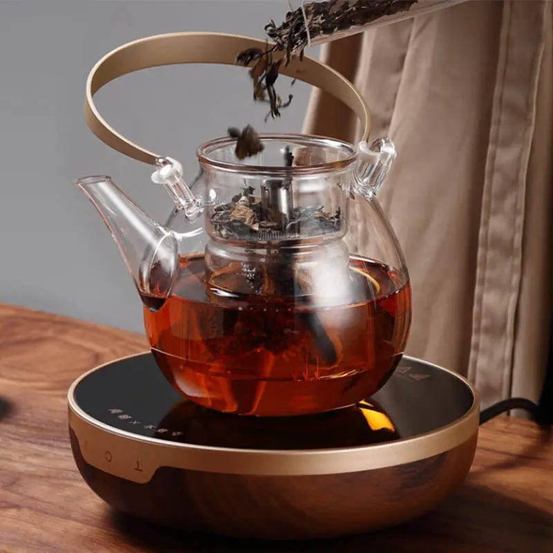 Pear-Shaped Glass Teapot 1L