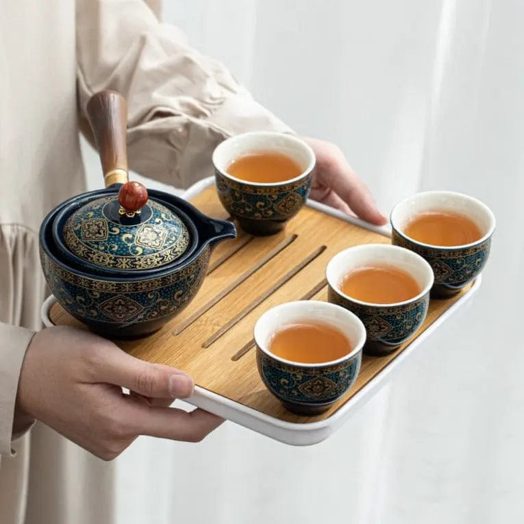 Portable Chinese Ceramic Tea Set