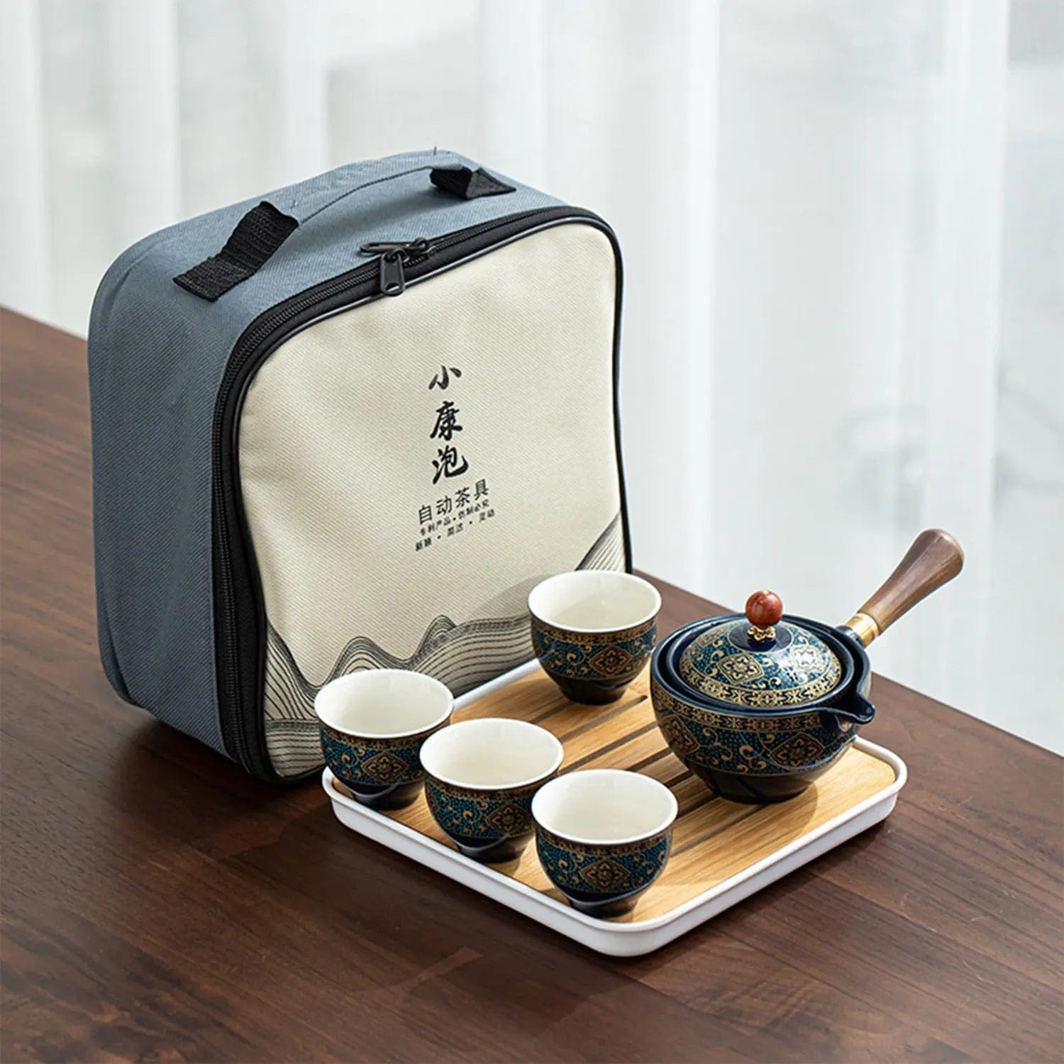 Portable Chinese Ceramic Tea Set