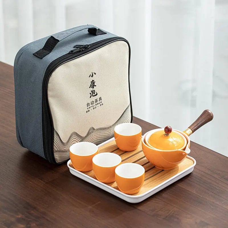 Portable Chinese Ceramic Tea Set