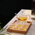Pumpkin Design Glass Teaset