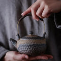 Retro Chinese Stoneware Ceramic Teapot 230ML