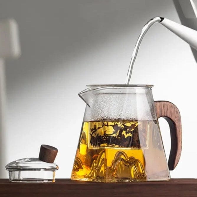 Scandinavian Design Glass Teapot 400ml