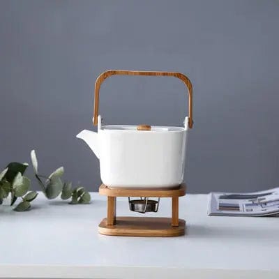 Scandinavian Square Porcelain Teapot 900ML