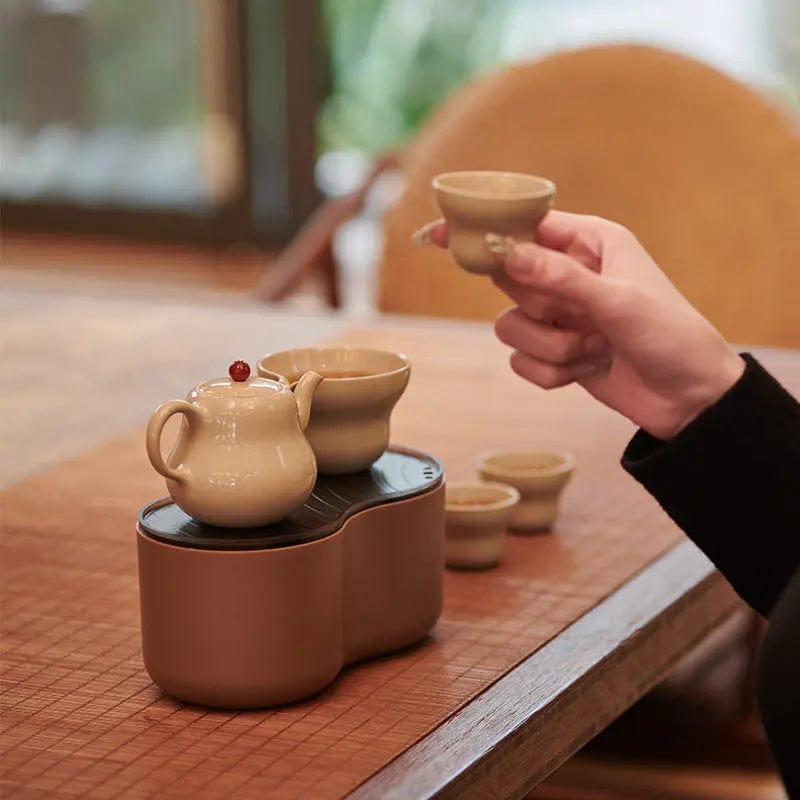 Small Chinese Ceramic Tea Set