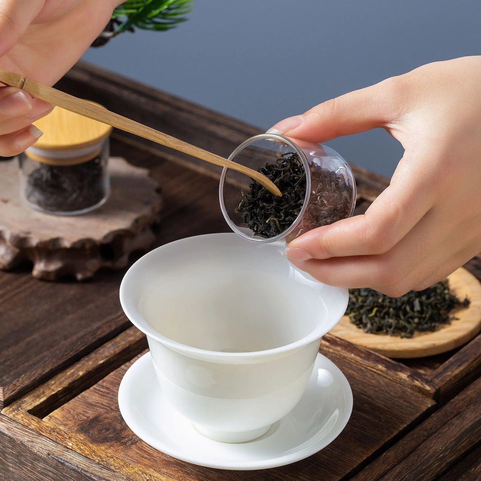 Small Glass Tea Box