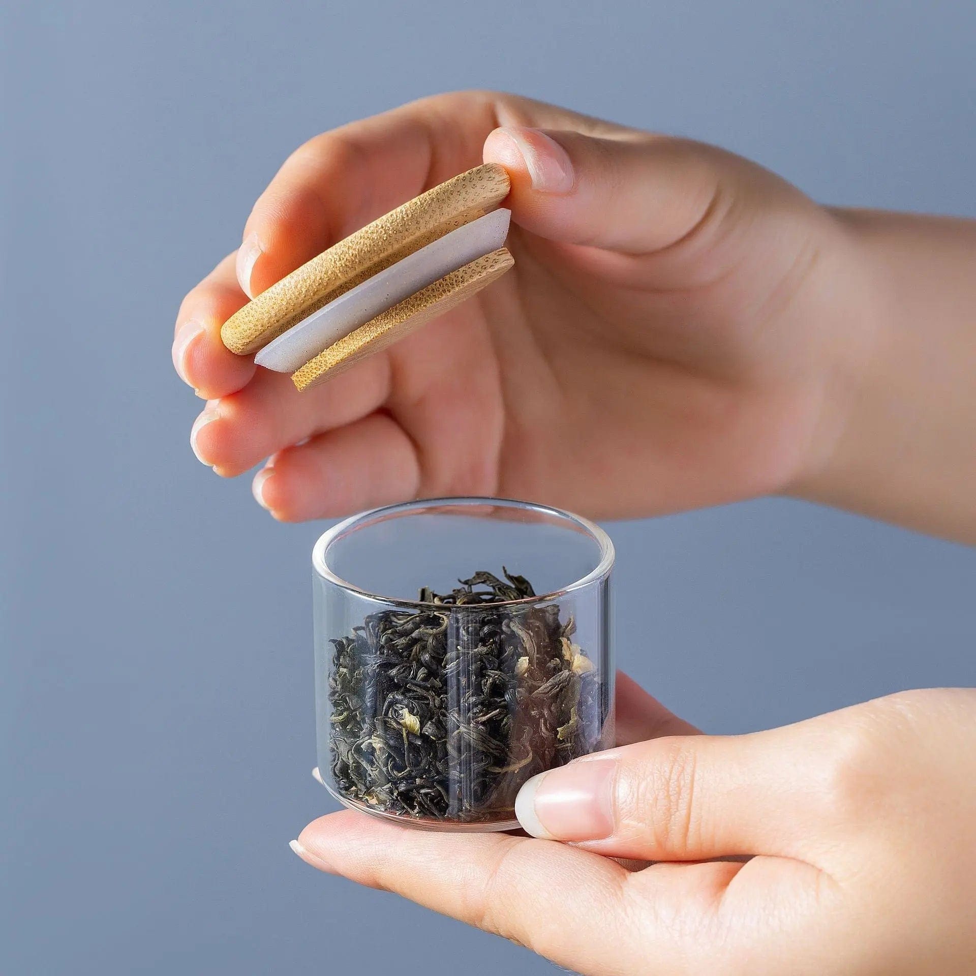 Small Glass Tea Box