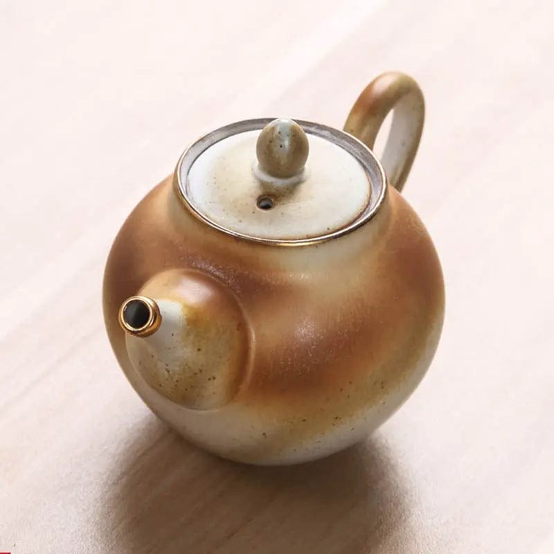 Small Round Japanese Ceramic Teapot 170ml