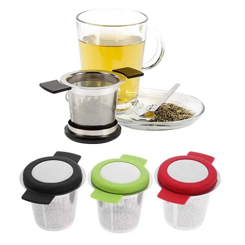 Steel and Silicone Tea Infuser (Large Cup)