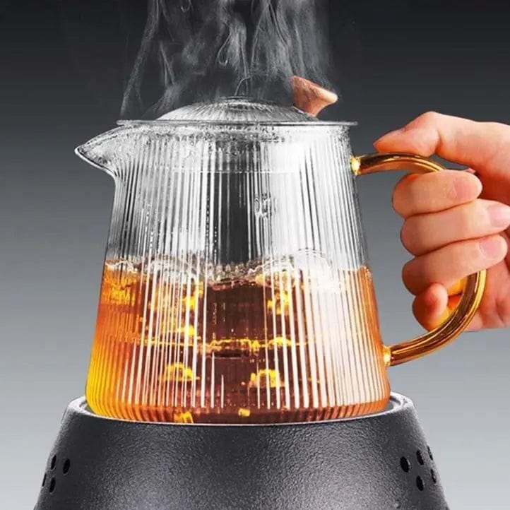 Stylish Glass Teapot 500ML - 1L