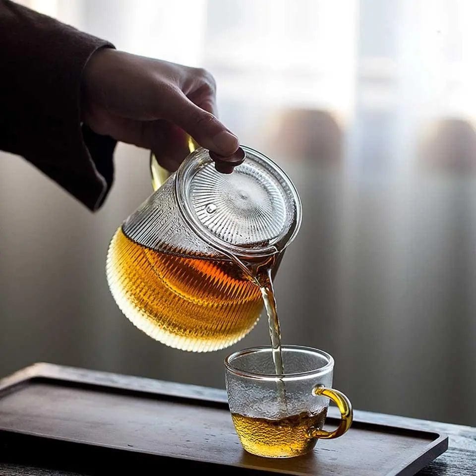 Stylish Glass Teapot 500ML - 1L