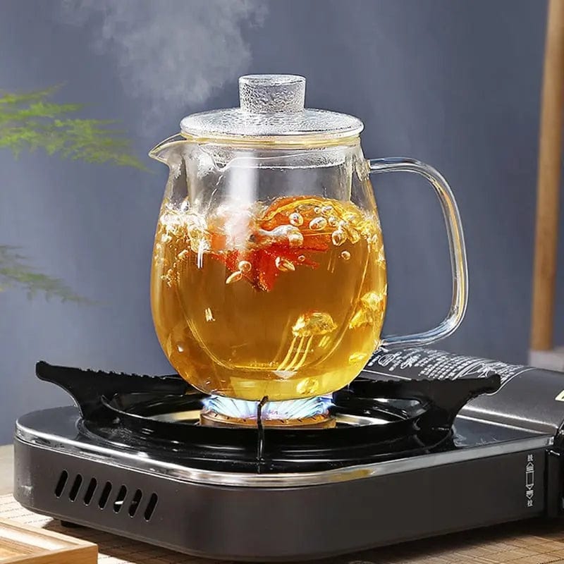 Tall Glass Teapot 600ML - 1.2L