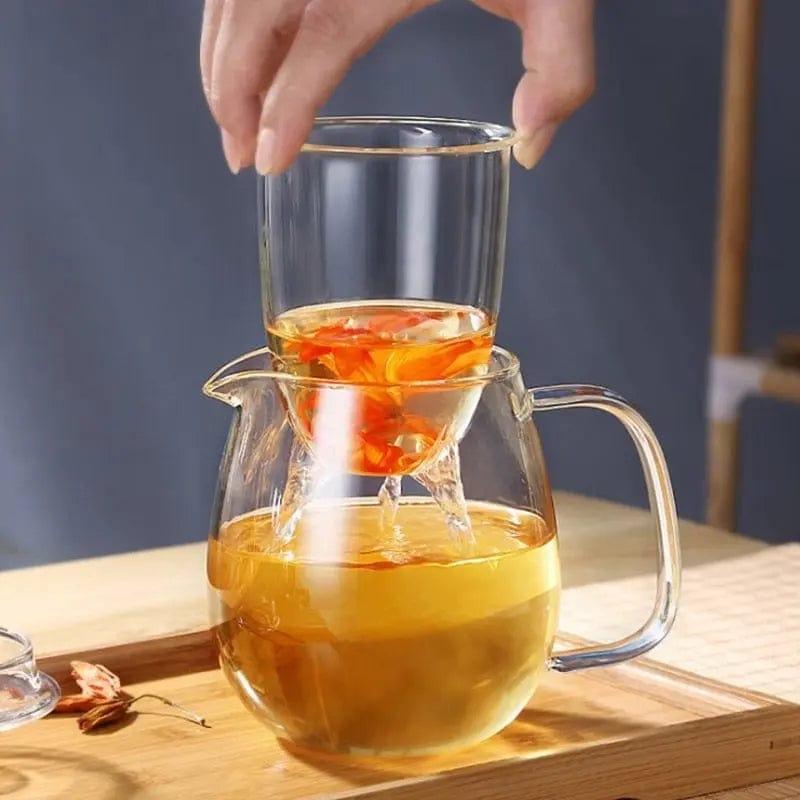 Tall Glass Teapot 600ML - 1.2L