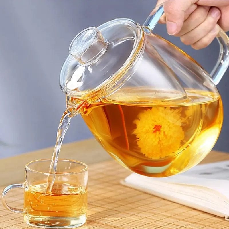 Tall Glass Teapot 600ML - 1.2L