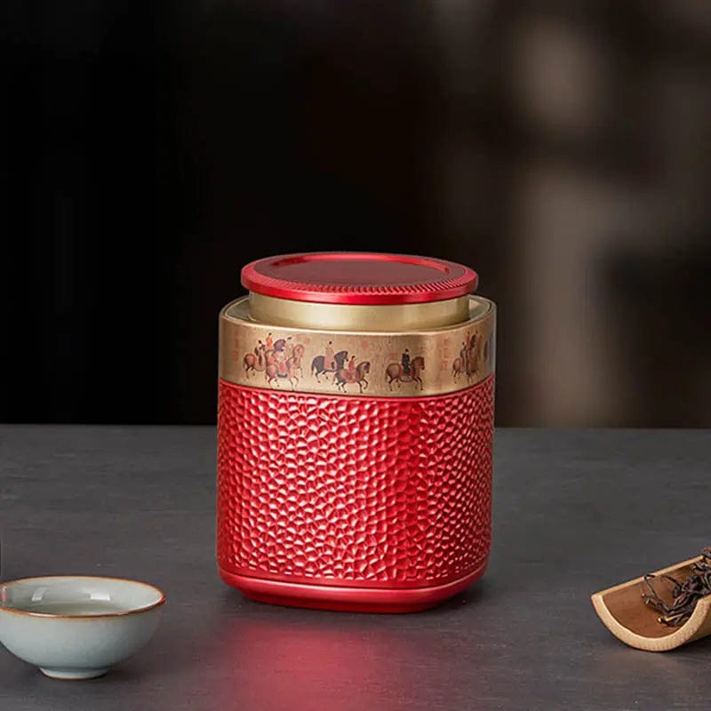 Traditional Chinese Metal Tea Box