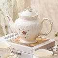Unique English Porcelain Teapot 1L