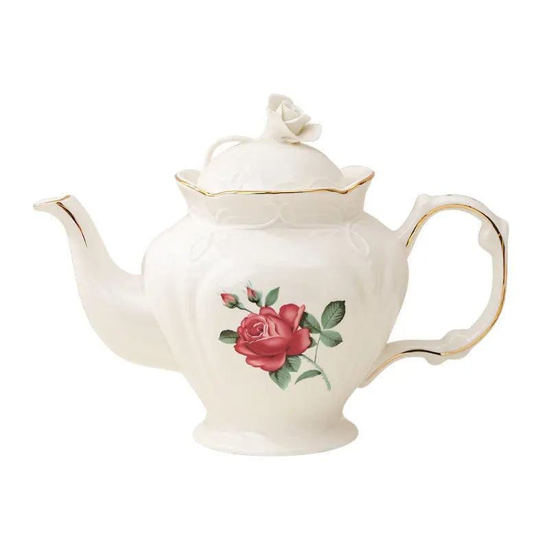 Unique English Porcelain Teapot 1L