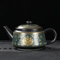 Vintage Black Chinese Ceramic Teapot 240 ml