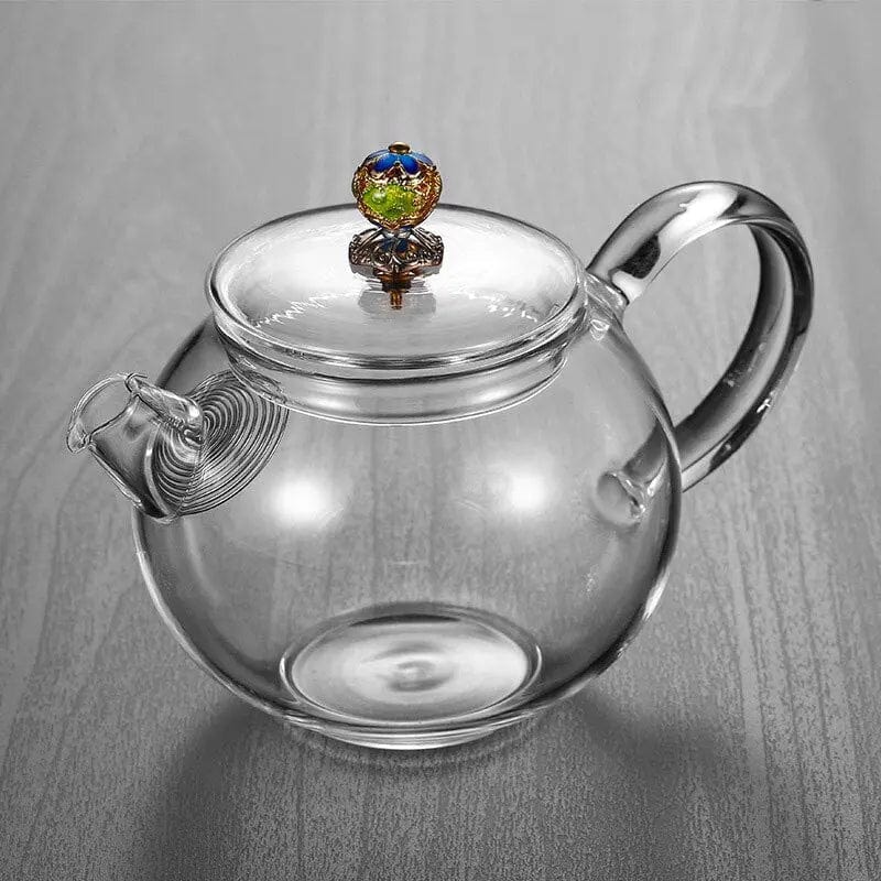Vintage Glass Teapot with Lid 200ml