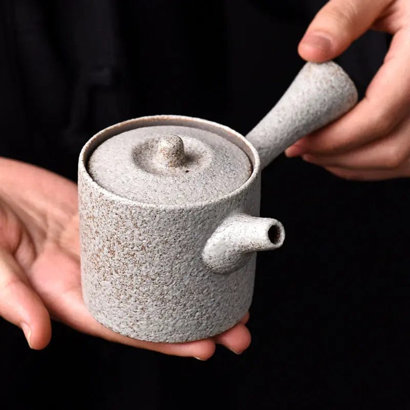 Vintage Japanese Ceramic Kyusu Teapot 160ML
