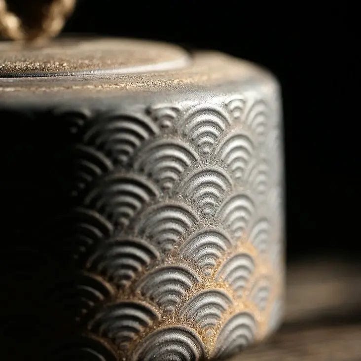 Vintage Japanese Ceramic Tea Canister 500ml