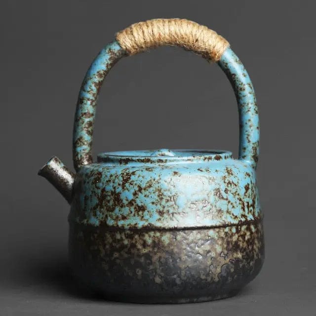 Vintage Japanese Stoneware Ceramic Teapot 460ML